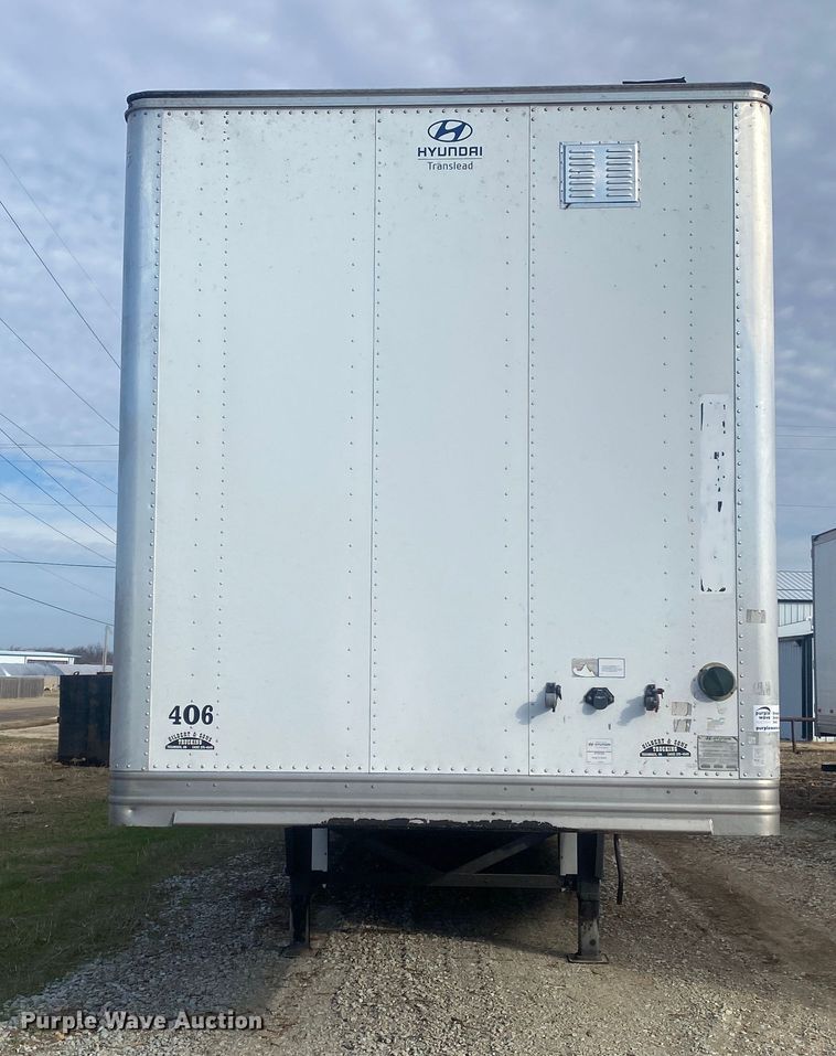 image for item DL6991 2016 Hyundai Translead  dry van trailer
