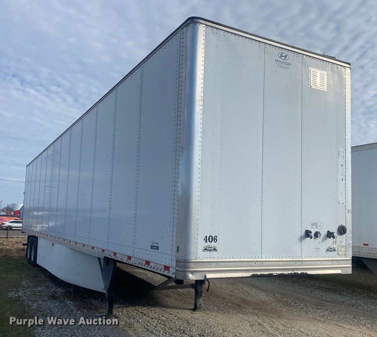 image for item DL6991 2016 Hyundai Translead  dry van trailer