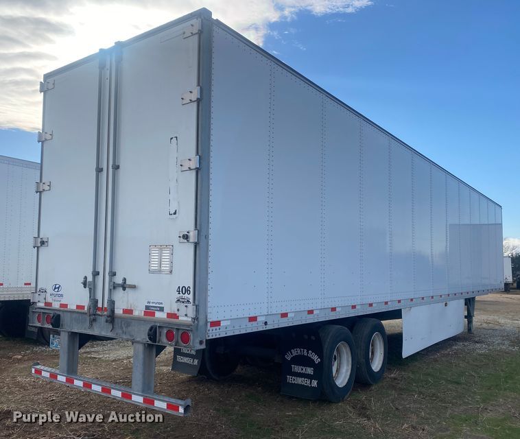 image for item DL6991 2016 Hyundai Translead  dry van trailer