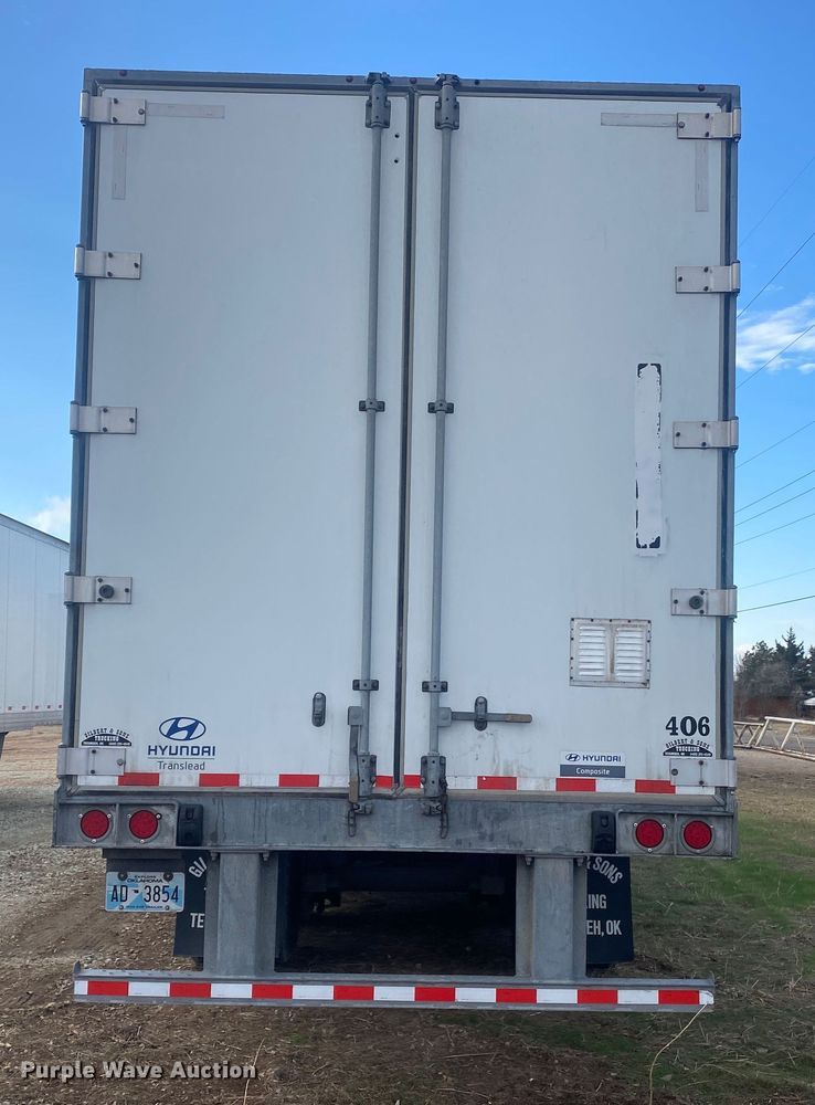 image for item DL6991 2016 Hyundai Translead  dry van trailer