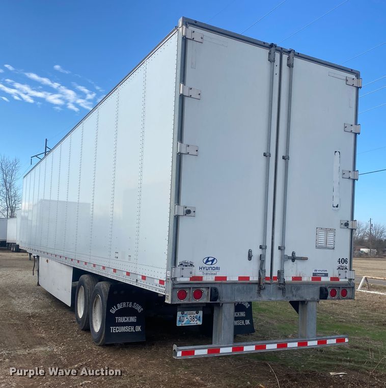 image for item DL6991 2016 Hyundai Translead  dry van trailer