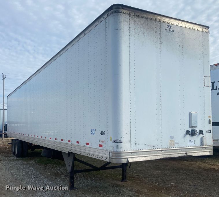 image for item DL6993 2012 Hyundai  dry van trailer