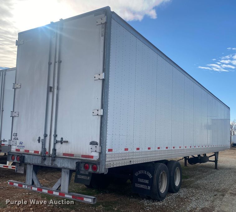 image for item DL6993 2012 Hyundai  dry van trailer