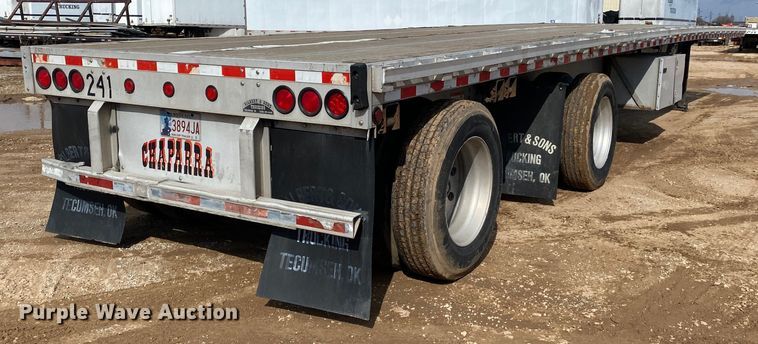 image for item DL7004 2005 Chaparral  flatbed trailer