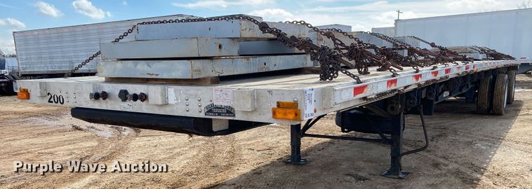 image for item DL7005 2006 Transcraft Eagle II  flatbed trailer