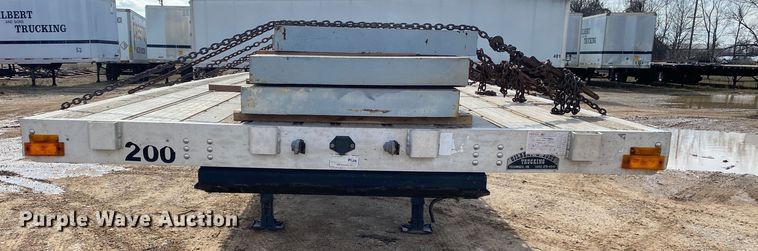 image for item DL7005 2006 Transcraft Eagle II  flatbed trailer