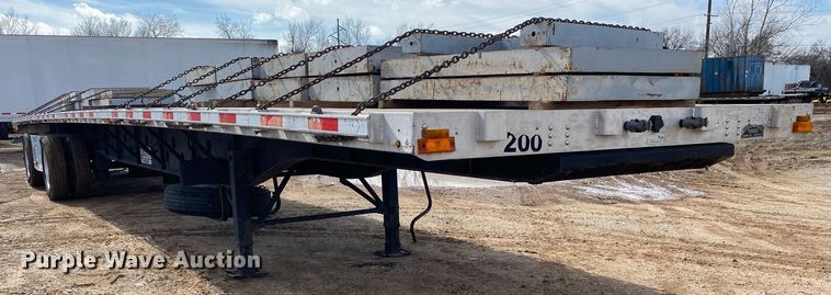 image for item DL7005 2006 Transcraft Eagle II  flatbed trailer