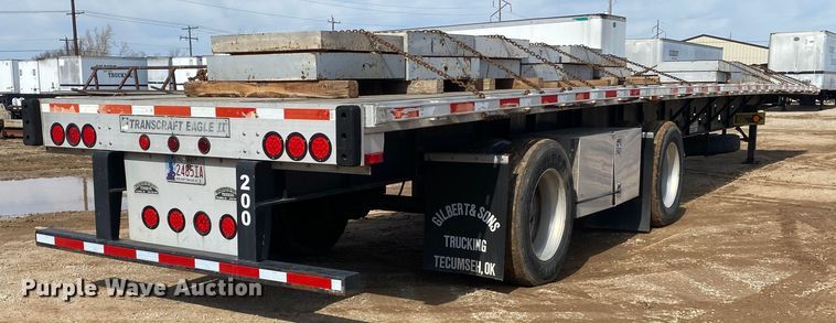image for item DL7005 2006 Transcraft Eagle II  flatbed trailer