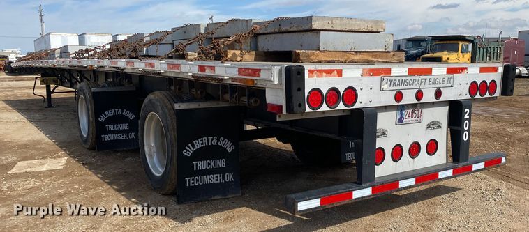 image for item DL7005 2006 Transcraft Eagle II  flatbed trailer