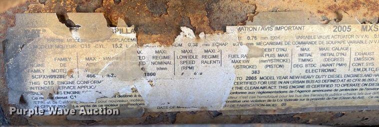 image for item DL7008 2008 Peterbilt 386  semi truck