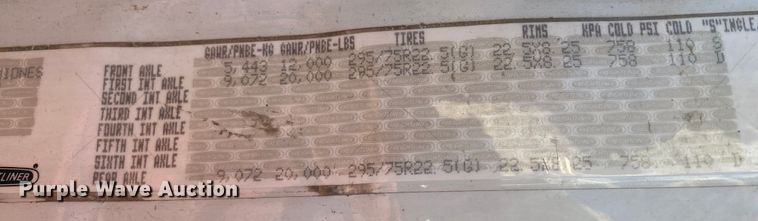 image for item DL7020 2012 Freightliner Cascadia  semi truck