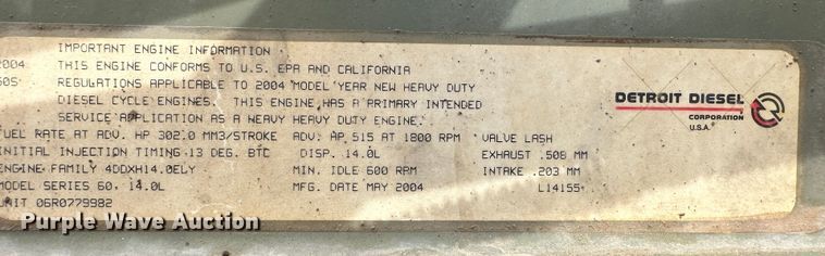 image for item DM2558 2005 Freightliner Columbia  semi truck