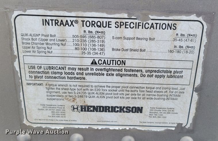 image for item DM8225 2011 Merritt  livestock trailer