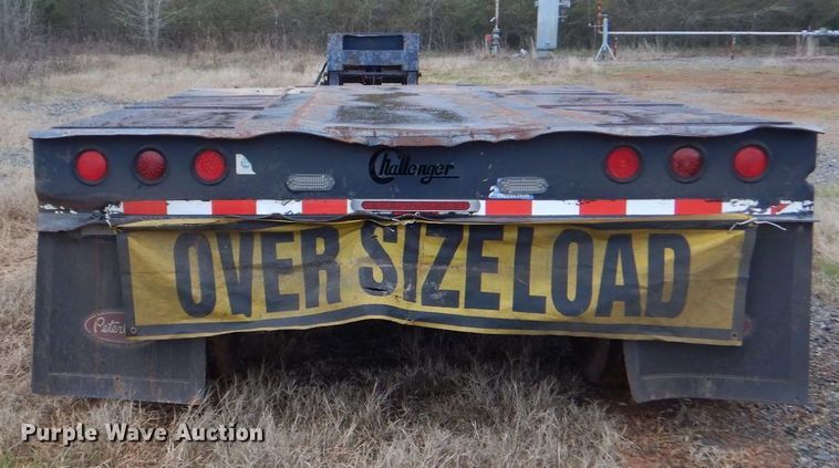 image for item DP8609 2016 Challenger RG-50  lowboy equipment trailer