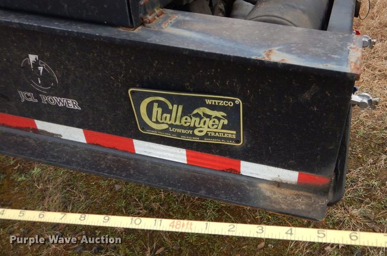 image for item DP8609 2016 Challenger RG-50  lowboy equipment trailer