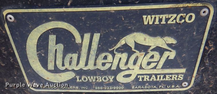 image for item DP8609 2016 Challenger RG-50  lowboy equipment trailer