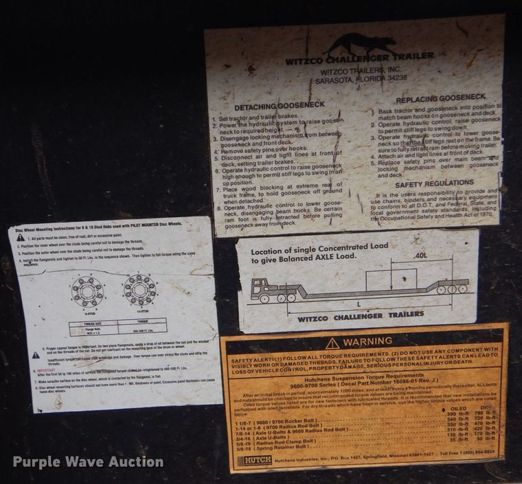 image for item DP8609 2016 Challenger RG-50  lowboy equipment trailer