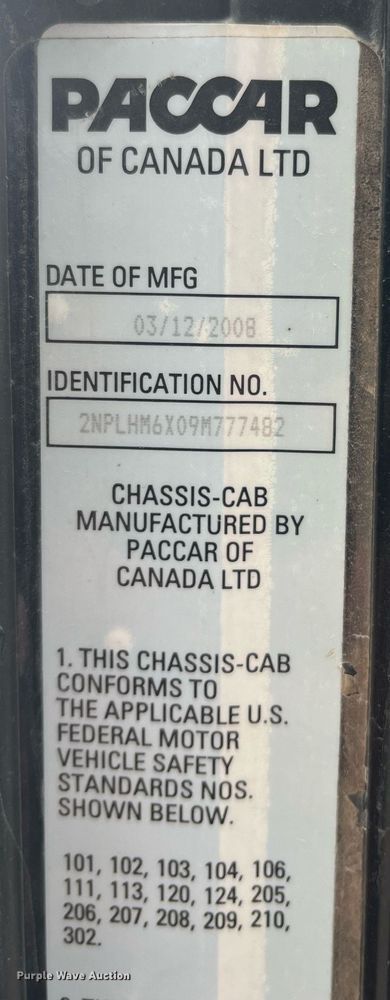 image for item DQ4092 2009 Peterbilt 335  dump flatbed truck