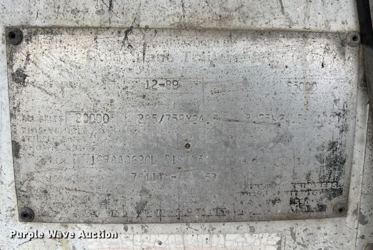 image for item ID9416 1990 Great Dane  refrigerated van trailer