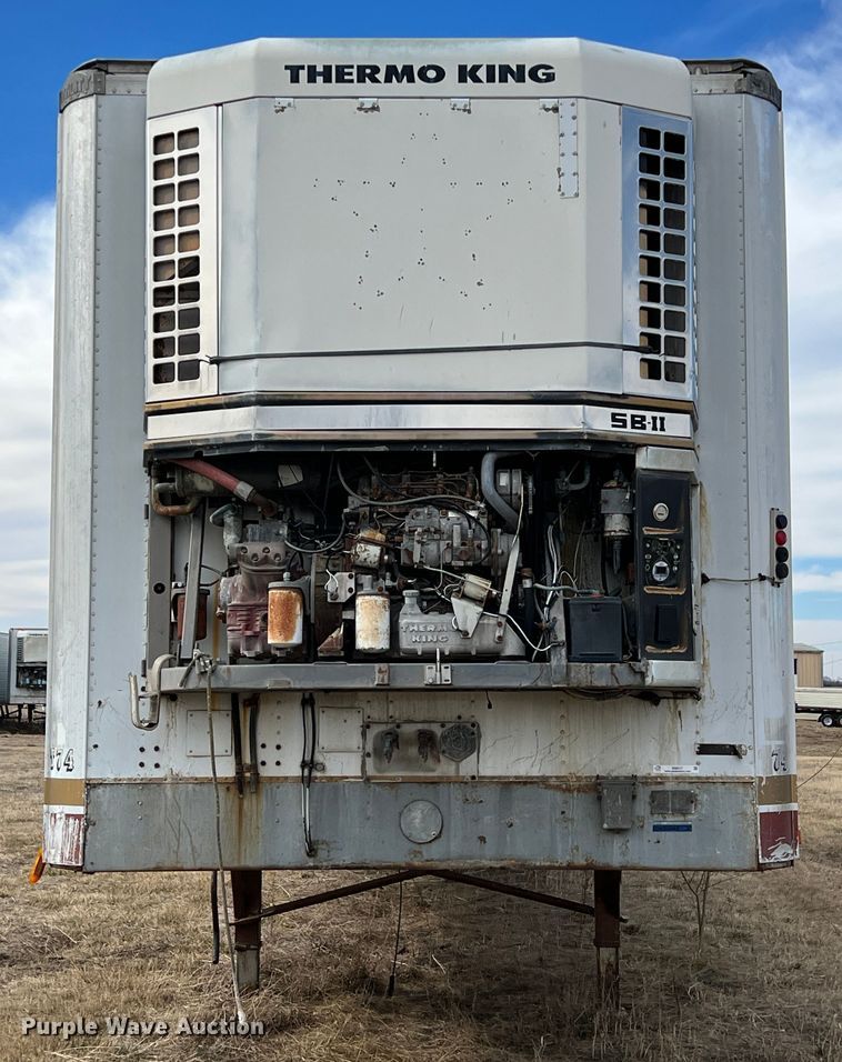 image for item ID9417 1985 Utility  refrigerated van trailer