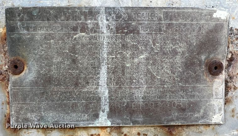 image for item ID9417 1985 Utility  refrigerated van trailer