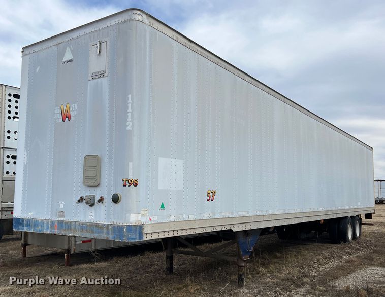 image for item ID9418 2000 Hyundai  dry van trailer