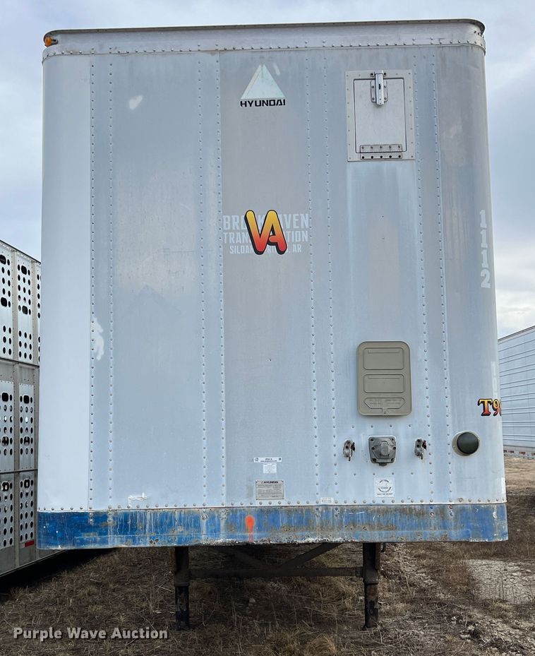 image for item ID9418 2000 Hyundai  dry van trailer