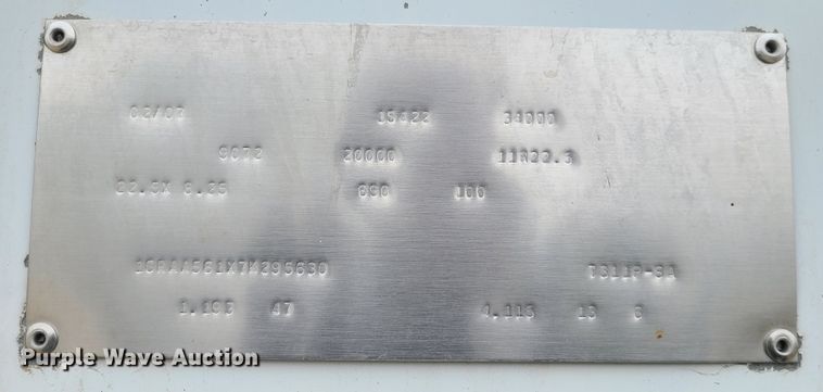 image for item JW9771 2007 Great Dane T311P-SA  dry van trailer