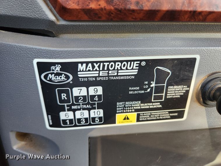 image for item KT9386 2013 Mack CXU613 semi truck