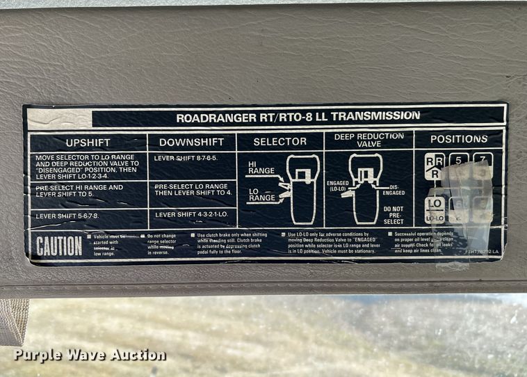image for item KT9400 2007 Sterling L8500  crane truck
