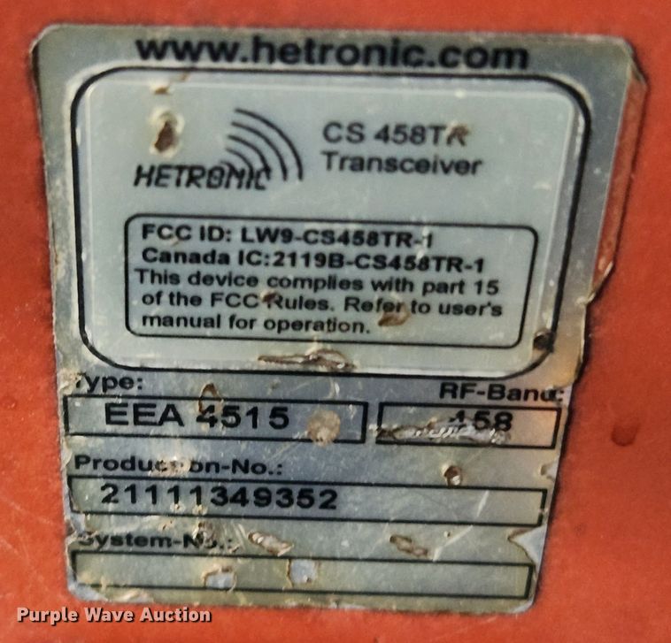 image for item KT9400 2007 Sterling L8500  crane truck