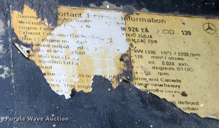 image for item KT9400 2007 Sterling L8500  crane truck