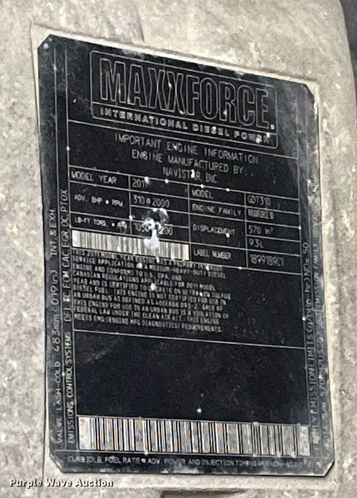 image for item MA9912 2011 International WorkStar 7400  dump flatbed truck