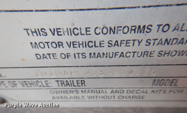 image for item MC9806 2008 Wilson DWH-550  grain trailer