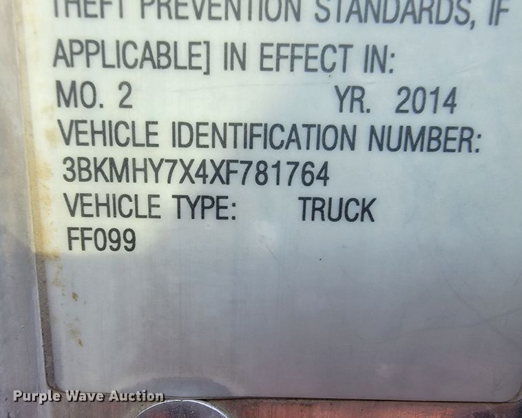 image for item ME9683 1999 Kenworth T300  truck cab and chassis