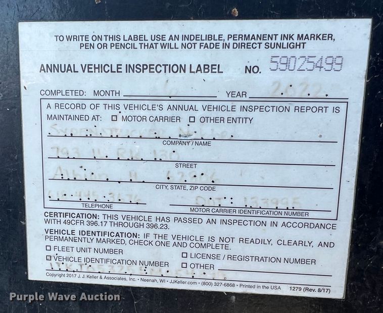 image for item MM9047 2014 Trail King TK60HG-53C  lowboy equipment trailer