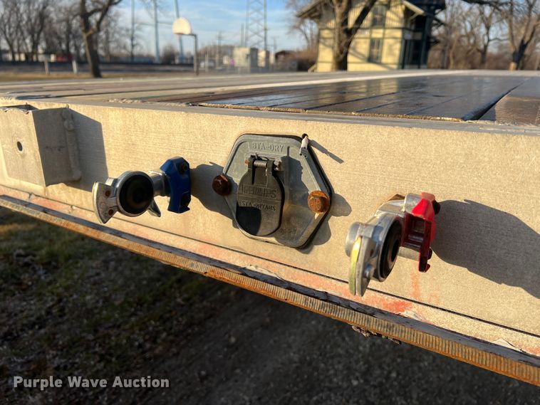 image for item MM9071 1995 Benson AF4810250  flatbed trailer