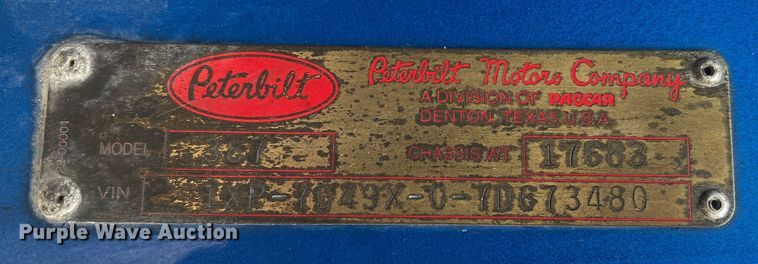 image for item MM9085 2007 Peterbilt 387  semi truck