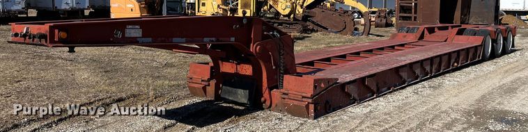image for item MW9468 1993 Trail King TK100HDG-483  lowboy equipment trailer