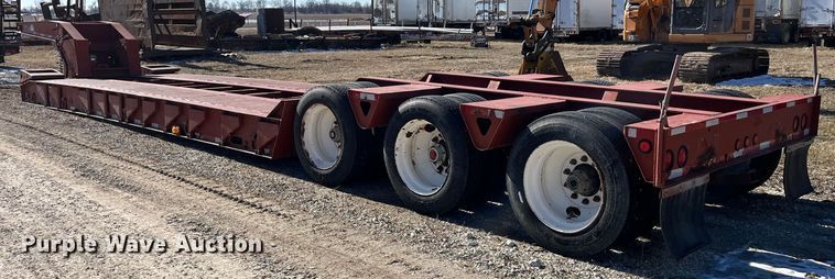 image for item MW9468 1993 Trail King TK100HDG-483  lowboy equipment trailer