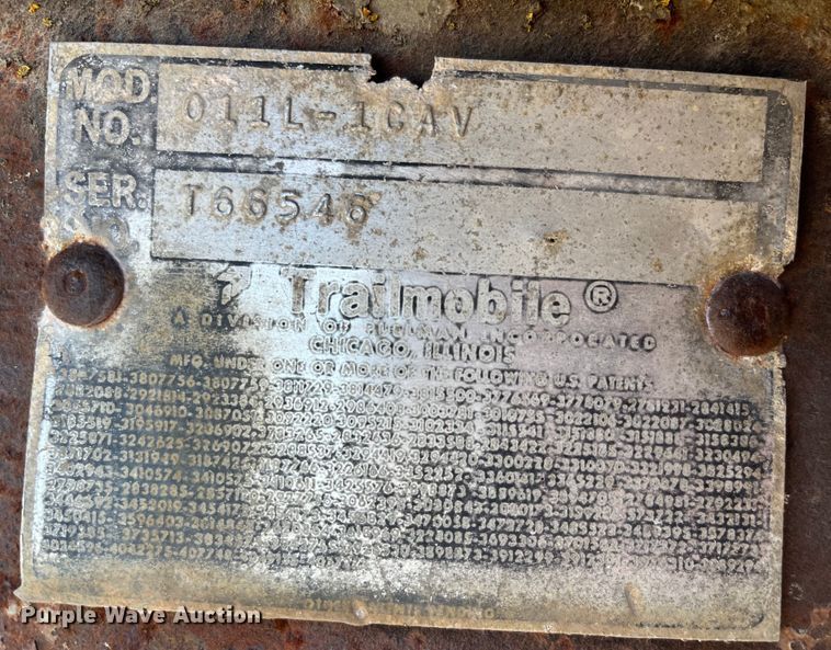 image for item MW9480 1980 Trailmobile 011L-1CAV  jobsite dry van trailer