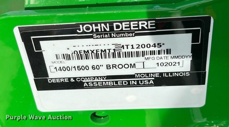 image for item DG5420 2021 John Deere  broom