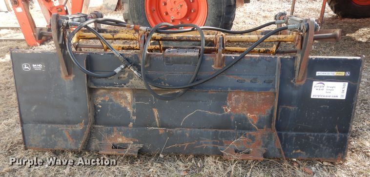 image for item DK7608 John Deere KV21470 skid steer grapple bucket