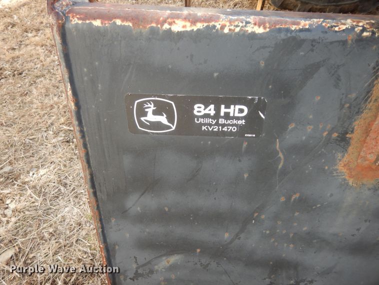 image for item DK7608 John Deere KV21470 skid steer grapple bucket
