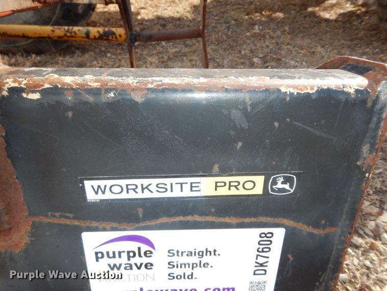 image for item DK7608 John Deere KV21470 skid steer grapple bucket