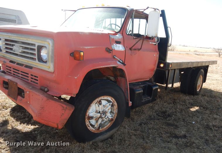 image for item DK7626 1980 Chevrolet C70  flatbed truck