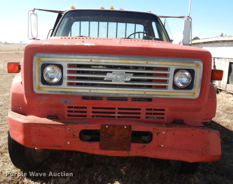 image for item DK7626 1980 Chevrolet C70  flatbed truck