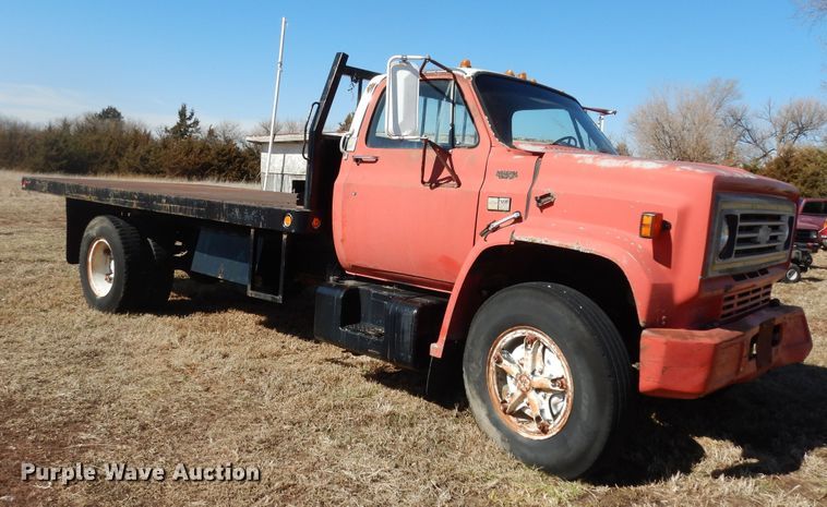 image for item DK7626 1980 Chevrolet C70  flatbed truck