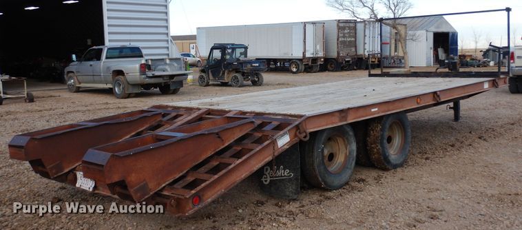 image for item DN6287 1993 Belshe  equipment trailer