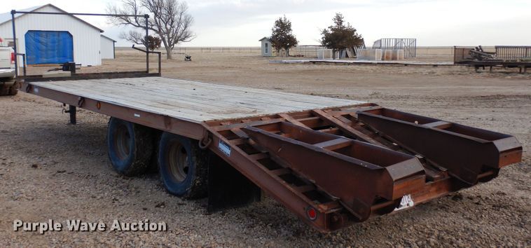 image for item DN6287 1993 Belshe  equipment trailer